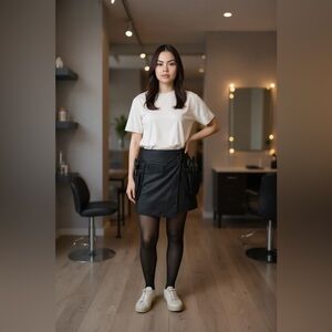 Black Nylon and Leather Tool Skirt 

For men or women

OSFM
